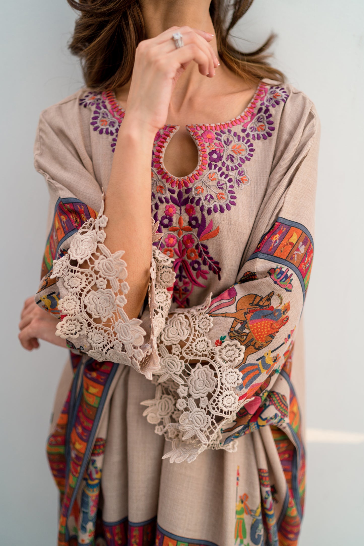 Pashmina Mughal Kaftan