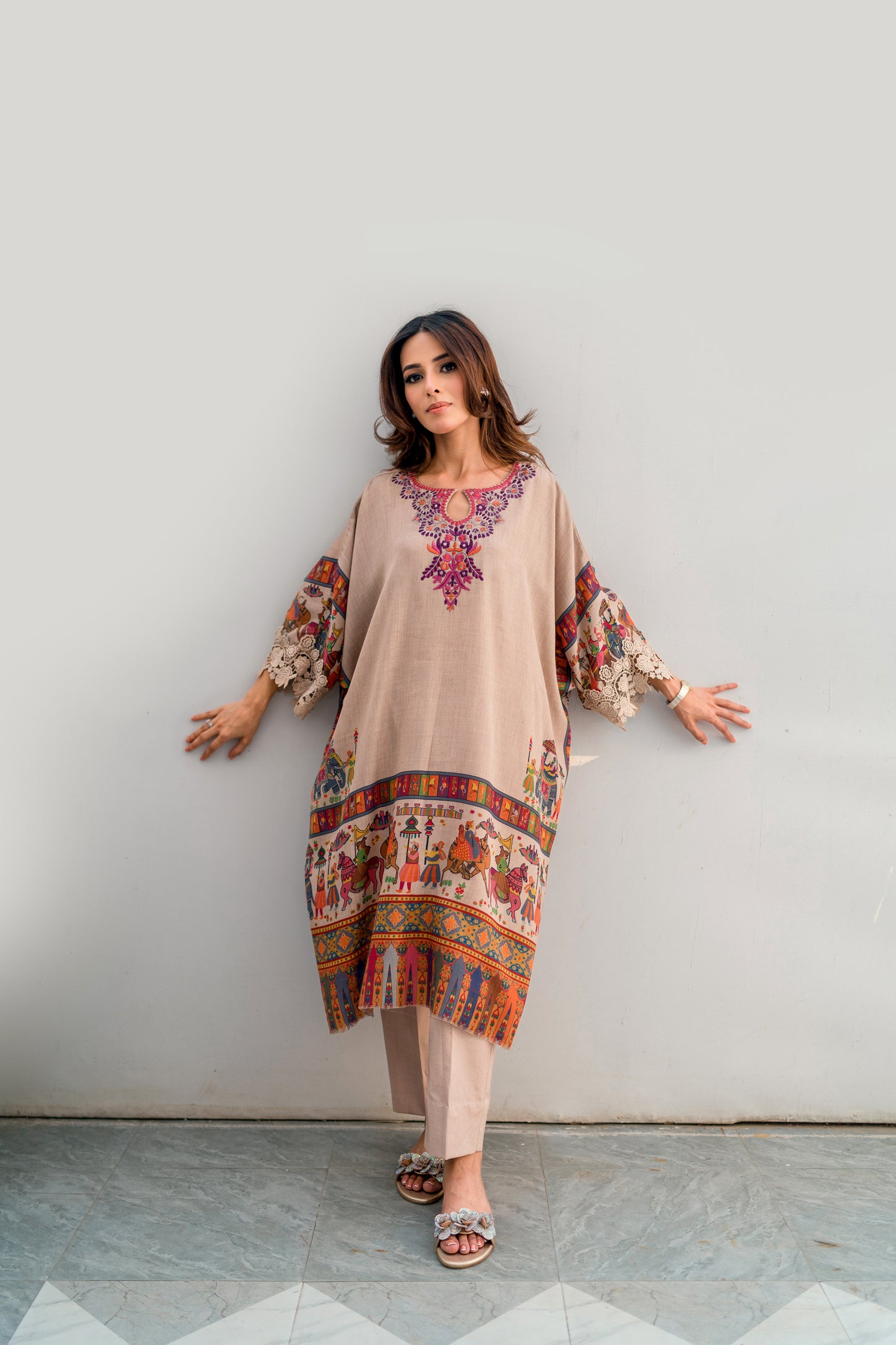 Pashmina Mughal Kaftan