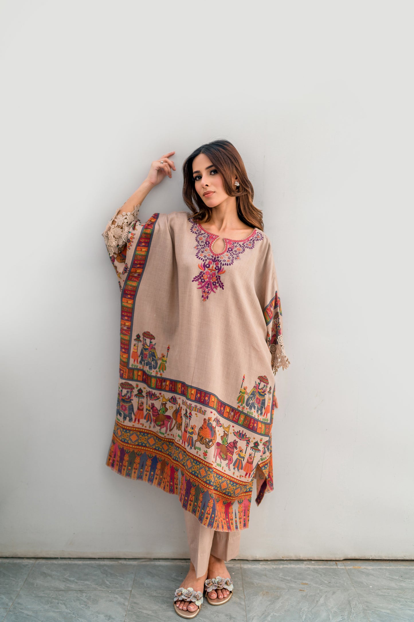 Pashmina Mughal Kaftan