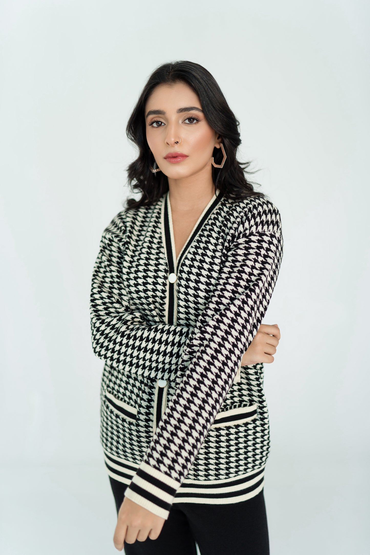 Houndstooth Black Set